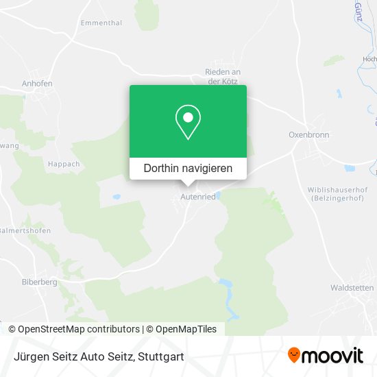 Jürgen Seitz Auto Seitz Karte