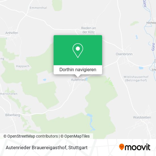 Autenrieder Brauereigasthof Karte