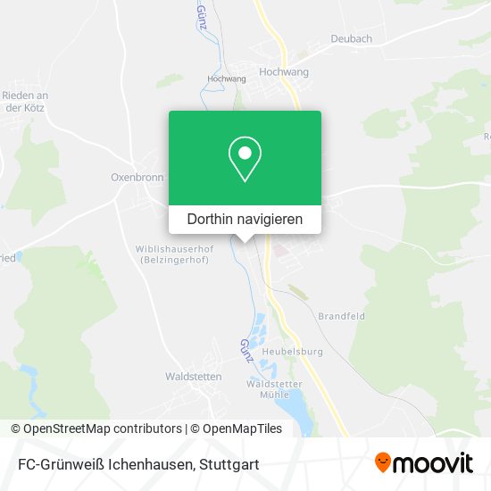 FC-Grünweiß Ichenhausen Karte