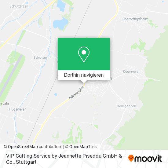 VIP Cutting Service by Jeannette Piseddu GmbH & Co. Karte
