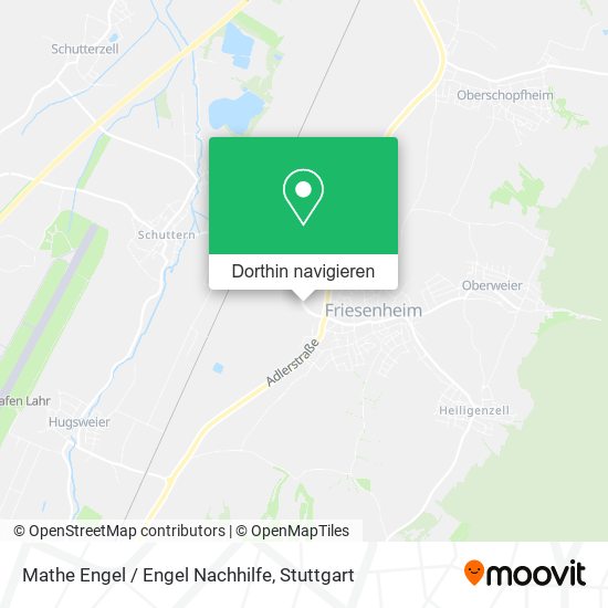 Mathe Engel / Engel Nachhilfe Karte