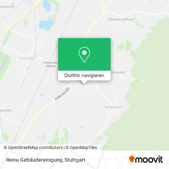 Reina Gebäudereinigung Karte