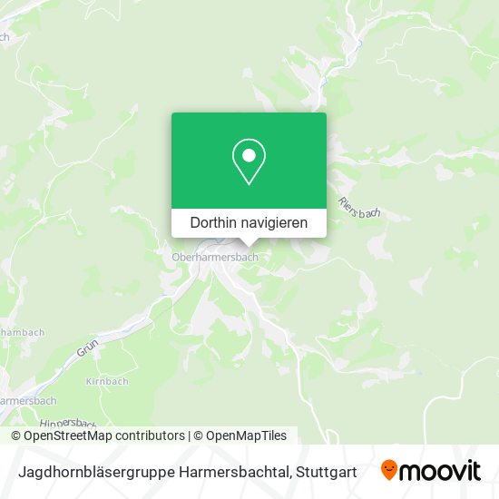 Jagdhornbläsergruppe Harmersbachtal Karte