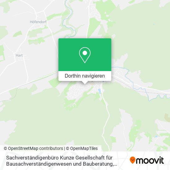 Sachverständigenbüro Kunze Gesellschaft für Bausachverständigenwesen und Bauberatung Karte