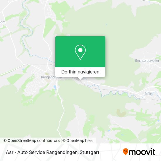 Asr - Auto Service Rangendingen Karte
