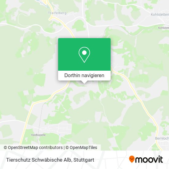 Tierschutz Schwäbische Alb Karte