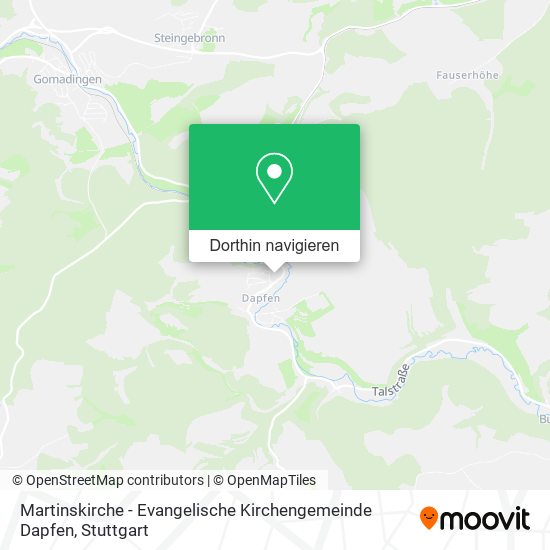 Martinskirche - Evangelische Kirchengemeinde Dapfen Karte