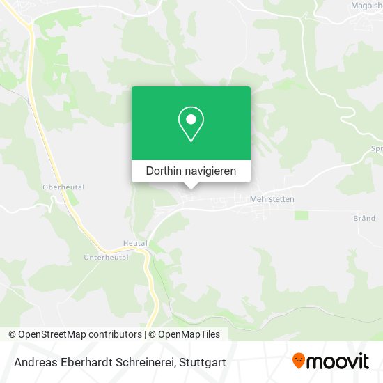 Andreas Eberhardt Schreinerei Karte