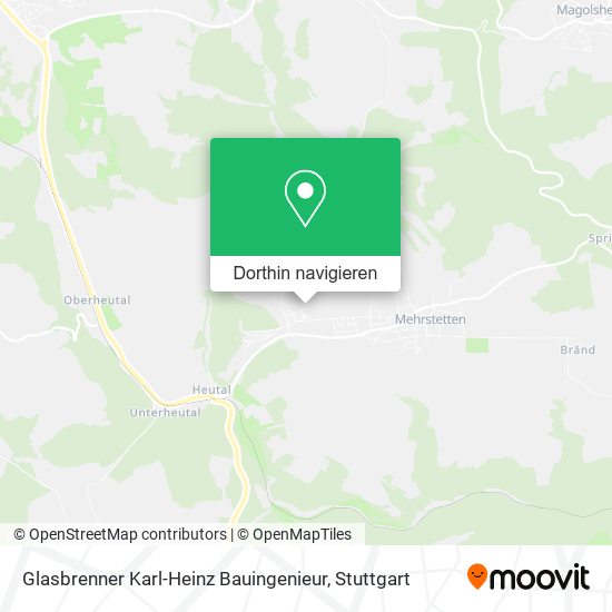Glasbrenner Karl-Heinz Bauingenieur Karte