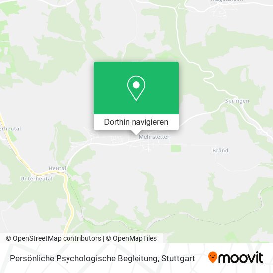 Persönliche Psychologische Begleitung Karte