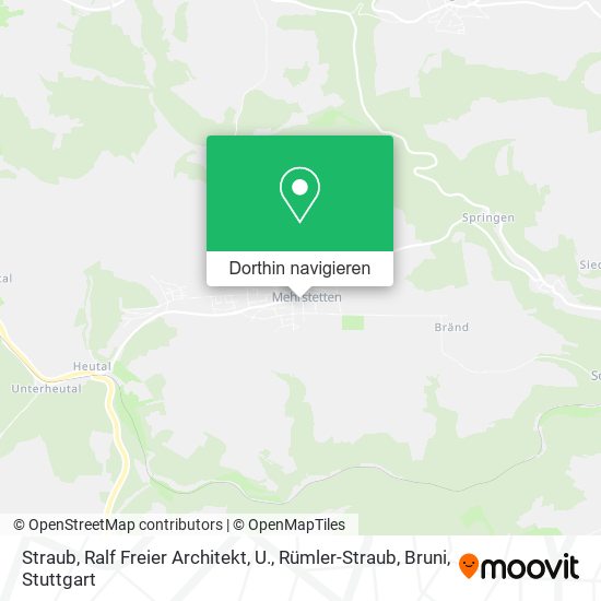 Straub, Ralf Freier Architekt, U., Rümler-Straub, Bruni Karte