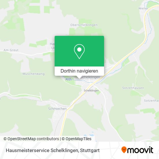 Hausmeisterservice Schelklingen Karte