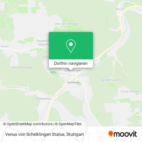 Venus von Schelklingen Statue Karte