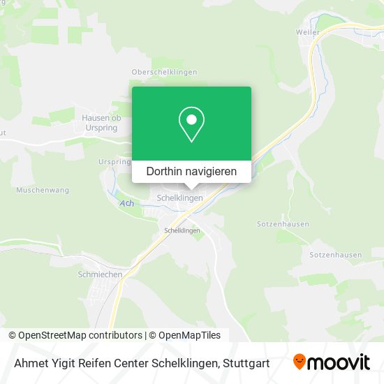 Ahmet Yigit Reifen Center Schelklingen Karte