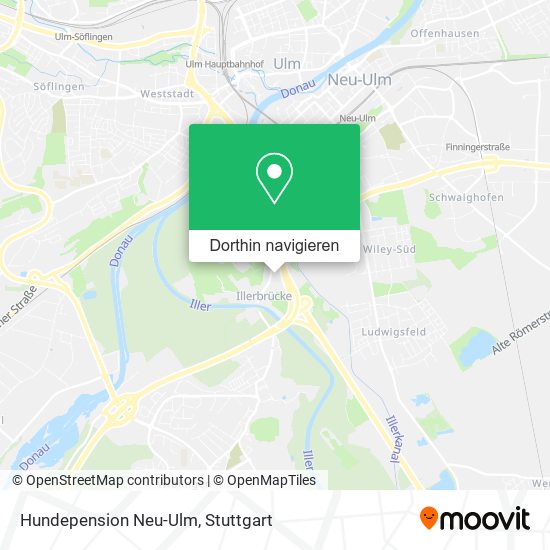 Hundepension Neu-Ulm Karte