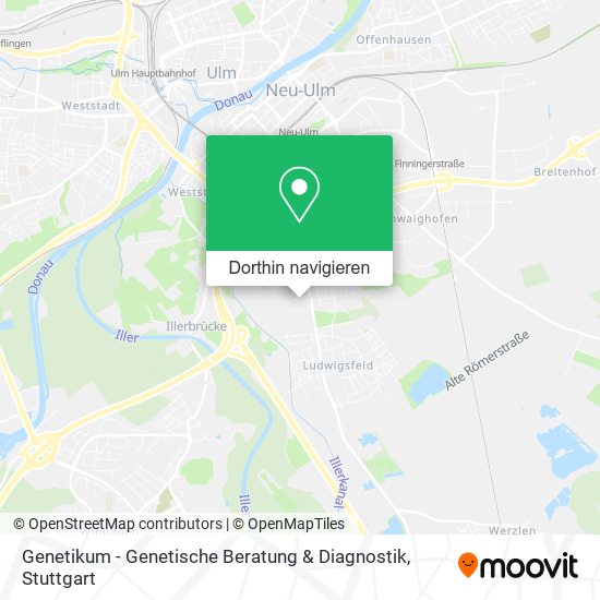 Genetikum - Genetische Beratung & Diagnostik Karte