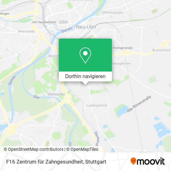 F16 Zentrum für Zahngesundheit Karte