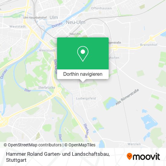 Hammer Roland Garten- und Landschaftsbau Karte