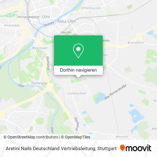 Aretini Nails Deutschland Vertriebsleitung Karte