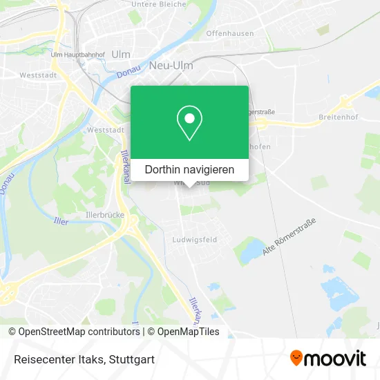 Reisecenter Itaks Karte