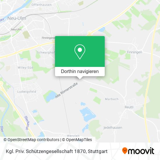Kgl. Priv. Schützengesellschaft 1870 Karte