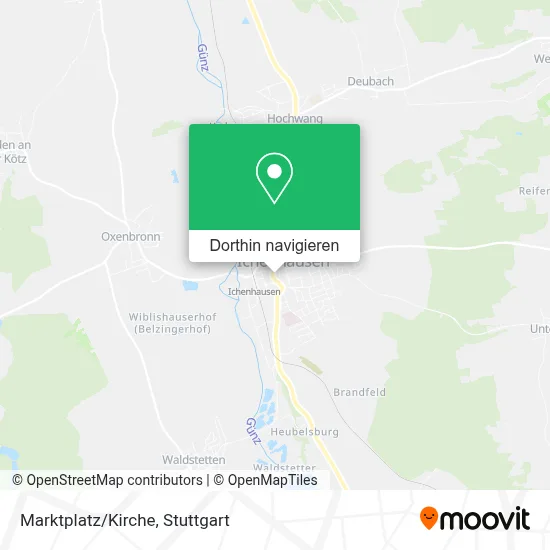 Marktplatz/Kirche Karte