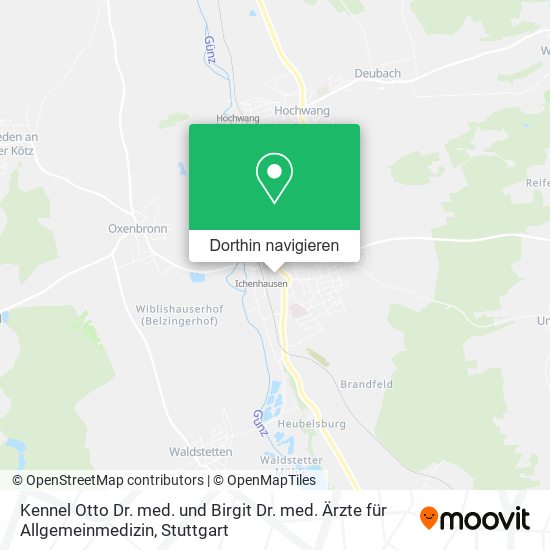 Kennel Otto Dr. med. und Birgit Dr. med. Ärzte für Allgemeinmedizin Karte
