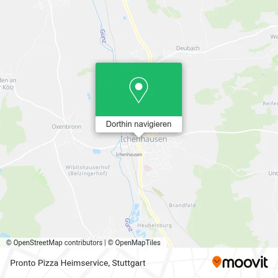 Pronto Pizza Heimservice Karte