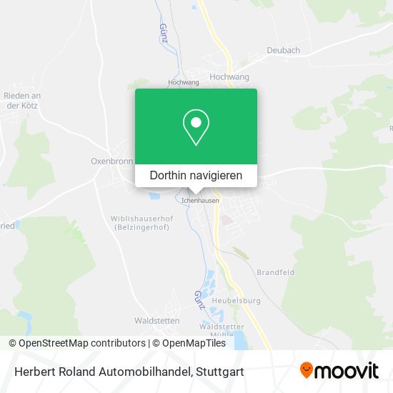 Herbert Roland Automobilhandel Karte