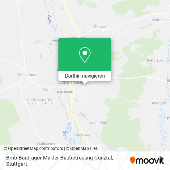 Bmb Bauträger Makler Baubetreuung Günztal Karte