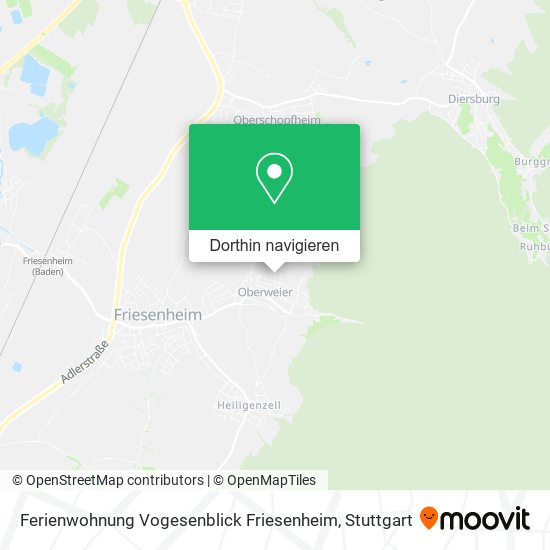 Ferienwohnung Vogesenblick Friesenheim Karte