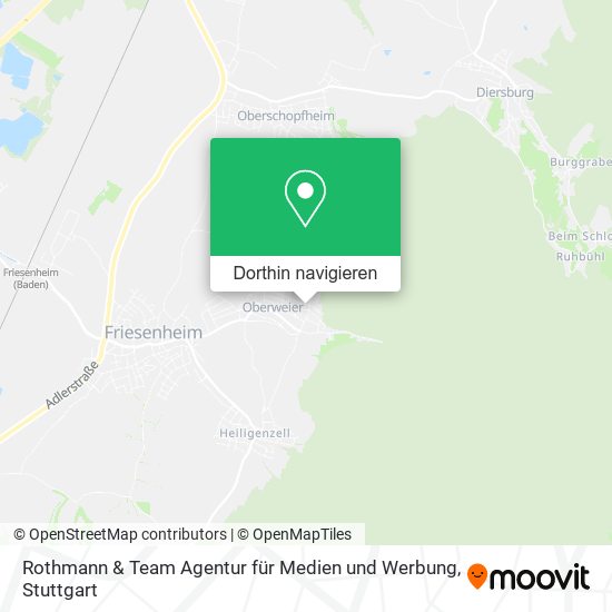 Rothmann & Team Agentur für Medien und Werbung Karte