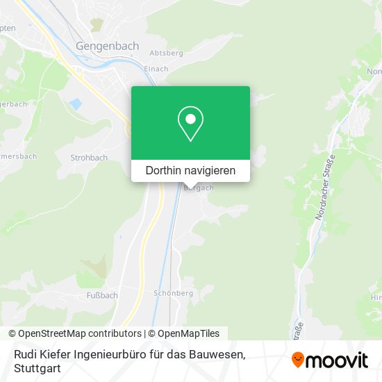 Rudi Kiefer Ingenieurbüro für das Bauwesen Karte