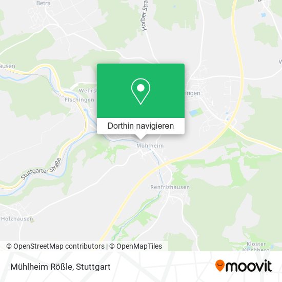 Mühlheim Rößle Karte