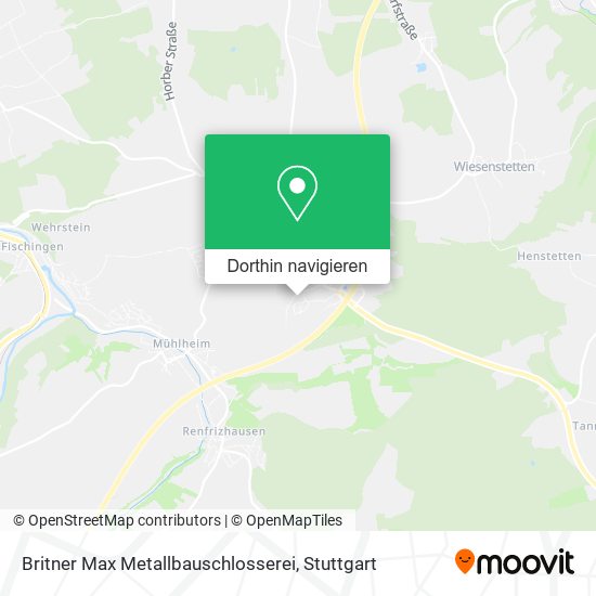 Britner Max Metallbauschlosserei Karte