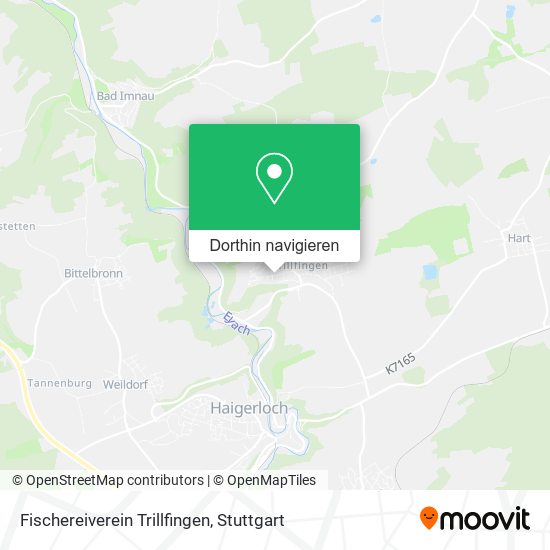 Fischereiverein Trillfingen Karte