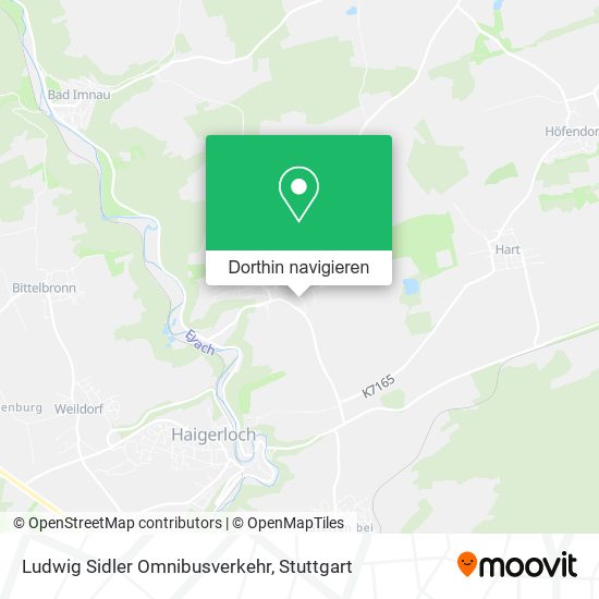 Ludwig Sidler Omnibusverkehr Karte