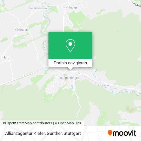 Allianzagentur Kiefer, Günther Karte