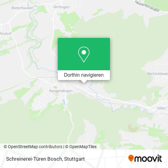 Schreinerei-Türen Bosch Karte
