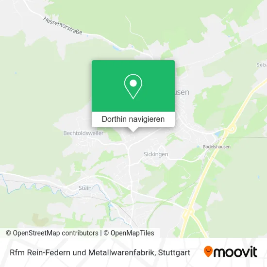 Rfm Rein-Federn und Metallwarenfabrik Karte