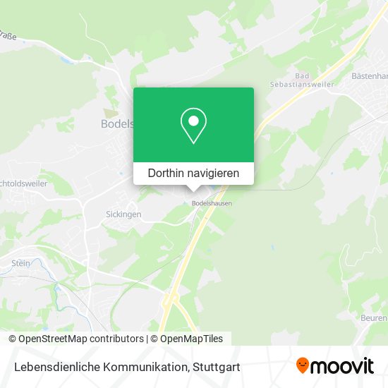 Lebensdienliche Kommunikation Karte