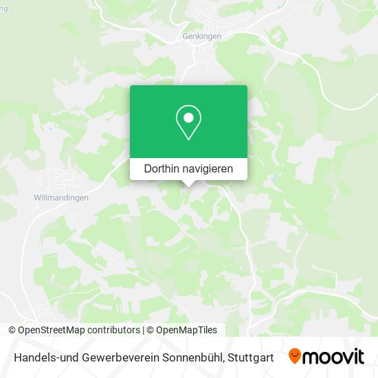 Handels-und Gewerbeverein Sonnenbühl Karte
