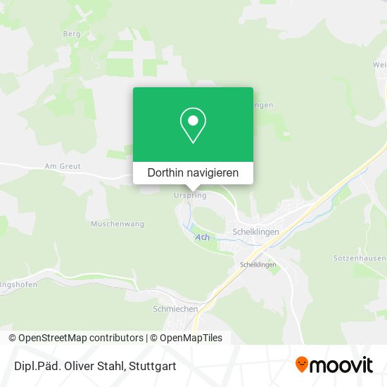 Dipl.Päd. Oliver Stahl Karte