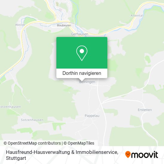 Hausfreund-Hausverwaltung & Immobilienservice Karte