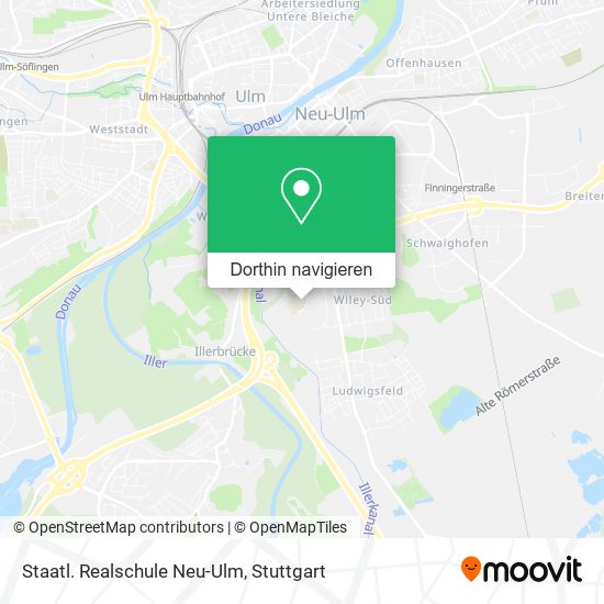Staatl. Realschule Neu-Ulm Karte