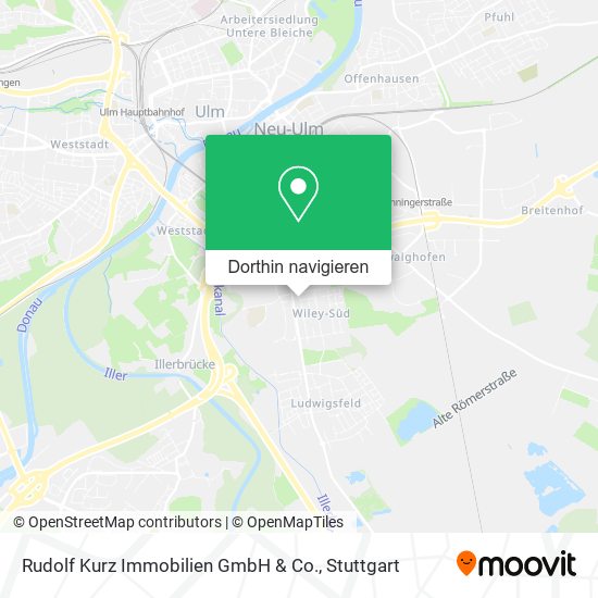 Rudolf Kurz Immobilien GmbH & Co. Karte