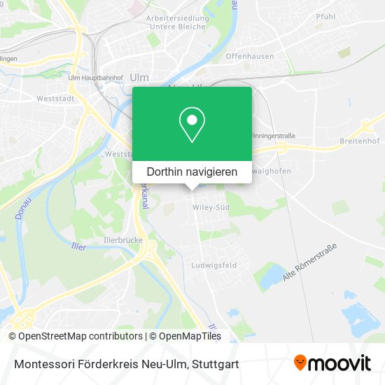 Montessori Förderkreis Neu-Ulm Karte