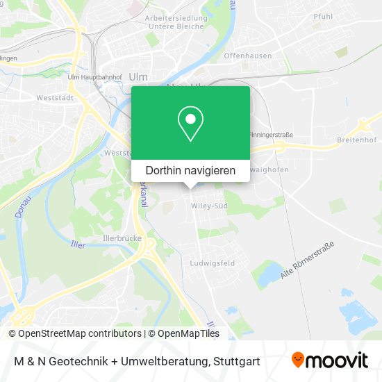 M & N Geotechnik + Umweltberatung Karte