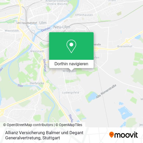 Allianz Versicherung Balmer und Degant Generalvertretung Karte