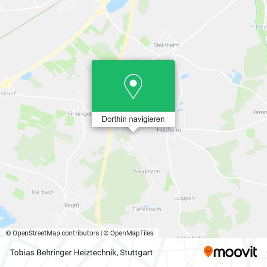 Tobias Behringer Heiztechnik Karte